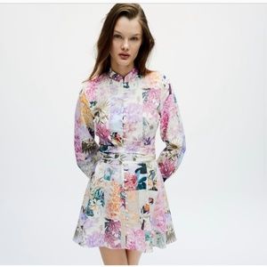 Zara Fit & Flare Mini Dress